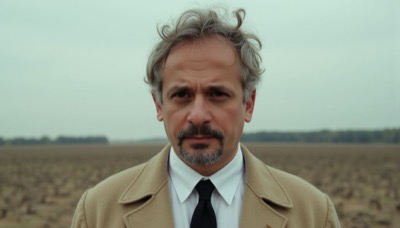 AI-generated film still from Me-Me exploring identity and unlived destinies in Milan